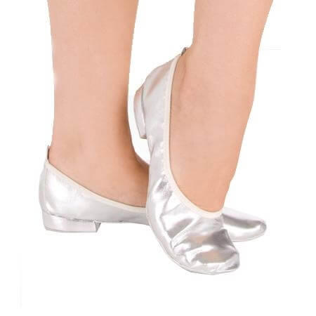 Body Wrappers Angelo Luzio Veena Metallic Foldable Slipper - Click Image to Close