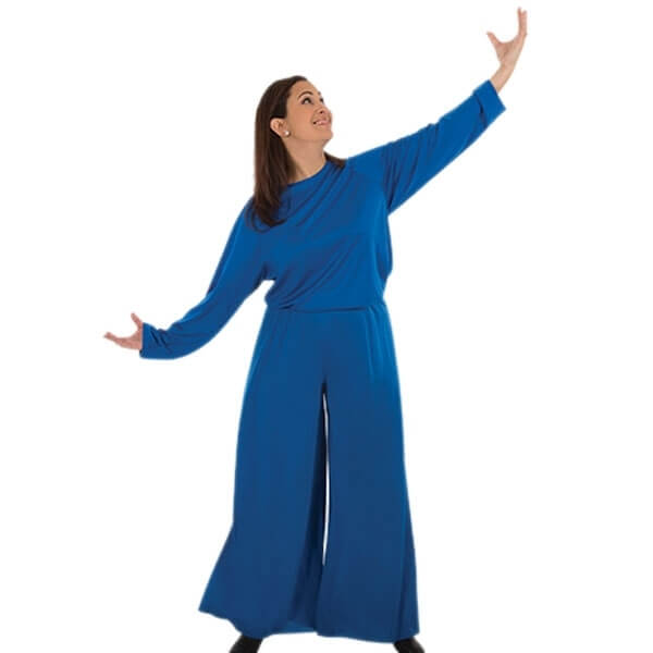 Body Wrappers Worship Dance Celebration of Spirit Palazzo pants - Click Image to Close