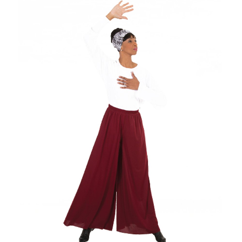 Body Wrappers Worship Dance Celebration of Spirit Palazzo pants - Click Image to Close