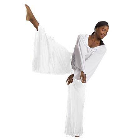 Body Wrappers Worship Dance Celebration of Spirit Palazzo pants - Click Image to Close
