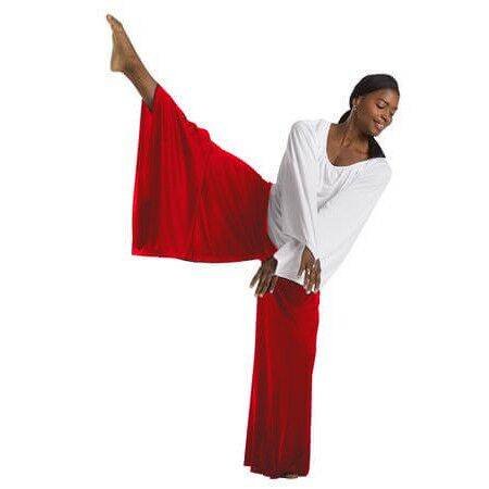 Body Wrappers Worship Dance Celebration of Spirit Palazzo pants - Click Image to Close