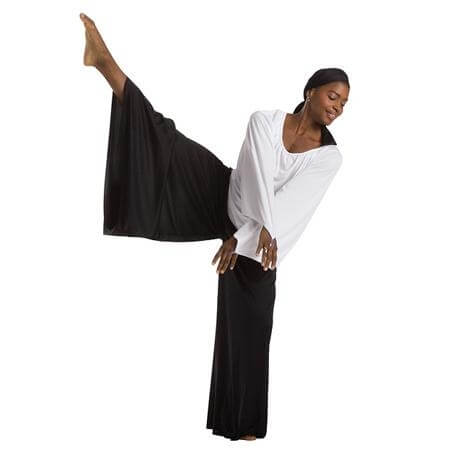 Body Wrappers Worship Dance Celebration of Spirit Palazzo pants - Click Image to Close