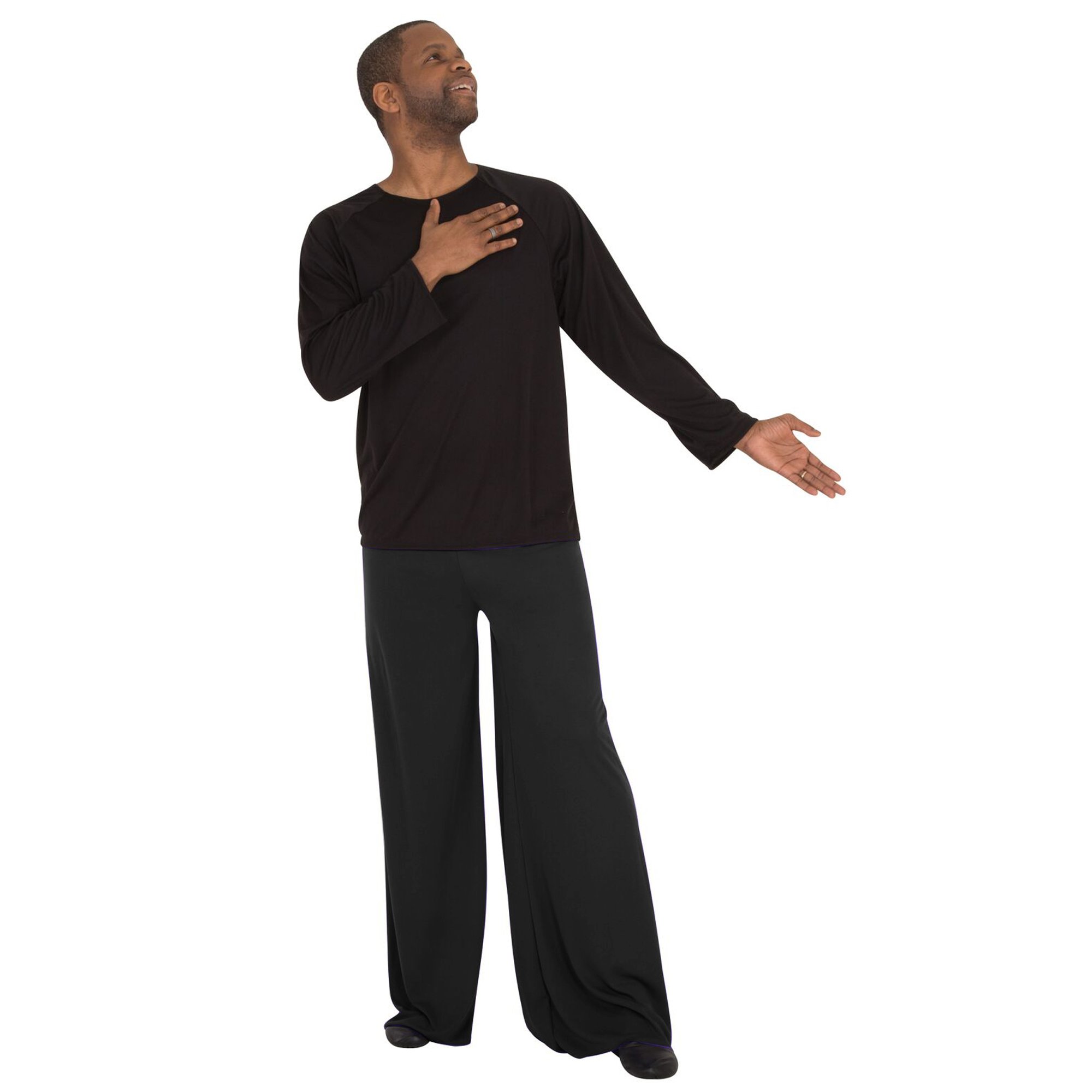 Body Wrappers Worship Dance Pull-On Unisex Pants - Click Image to Close