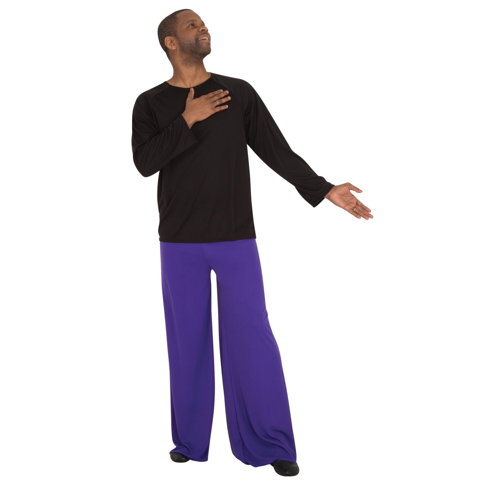 Body Wrappers Worship Dance Pull-On Unisex Pants - Click Image to Close
