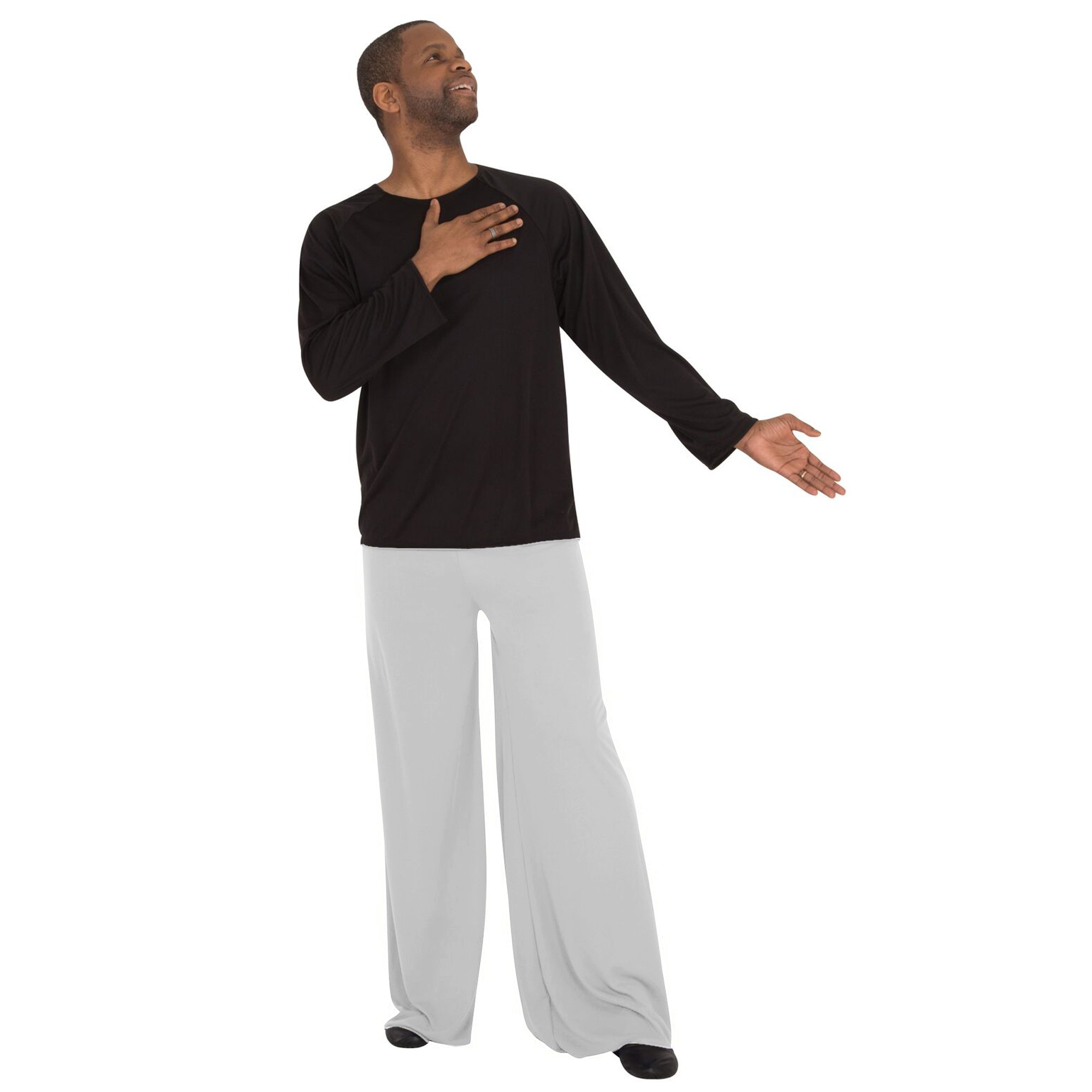 Body Wrappers Worship Dance Pull-On Unisex Pants - Click Image to Close
