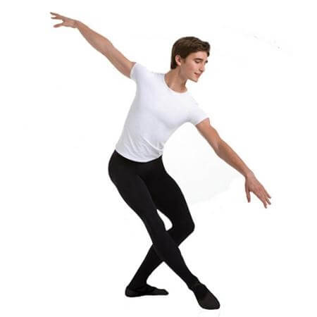 Body Wrappers Mens Dancewear Short Sleeve "Snug Fit" Pullover - Click Image to Close