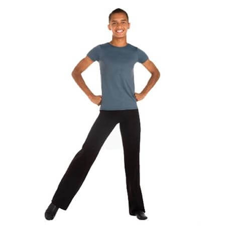 Body Wrappers Mens Dancewear Short Sleeve "Snug Fit" Pullover - Click Image to Close