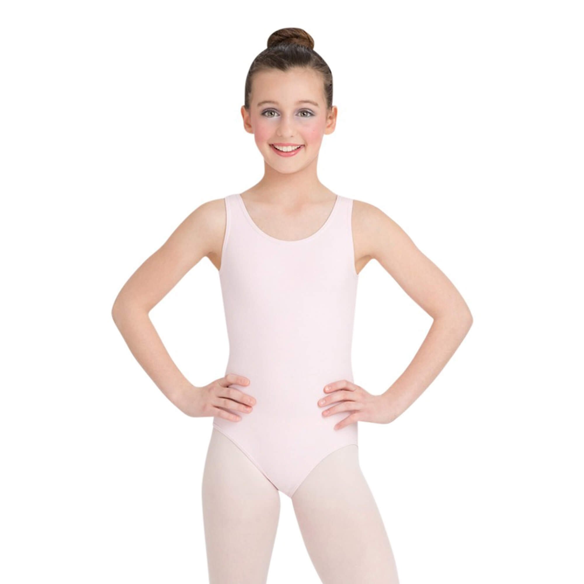 Capezio Girls' High-Neck Tank Leotard - Click Image to Close