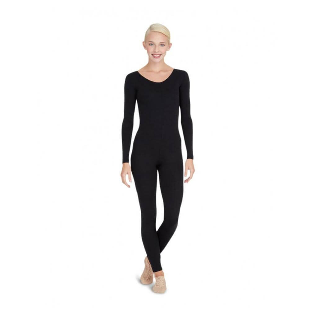 Capezio Adult Long Sleeve Unitard - Click Image to Close