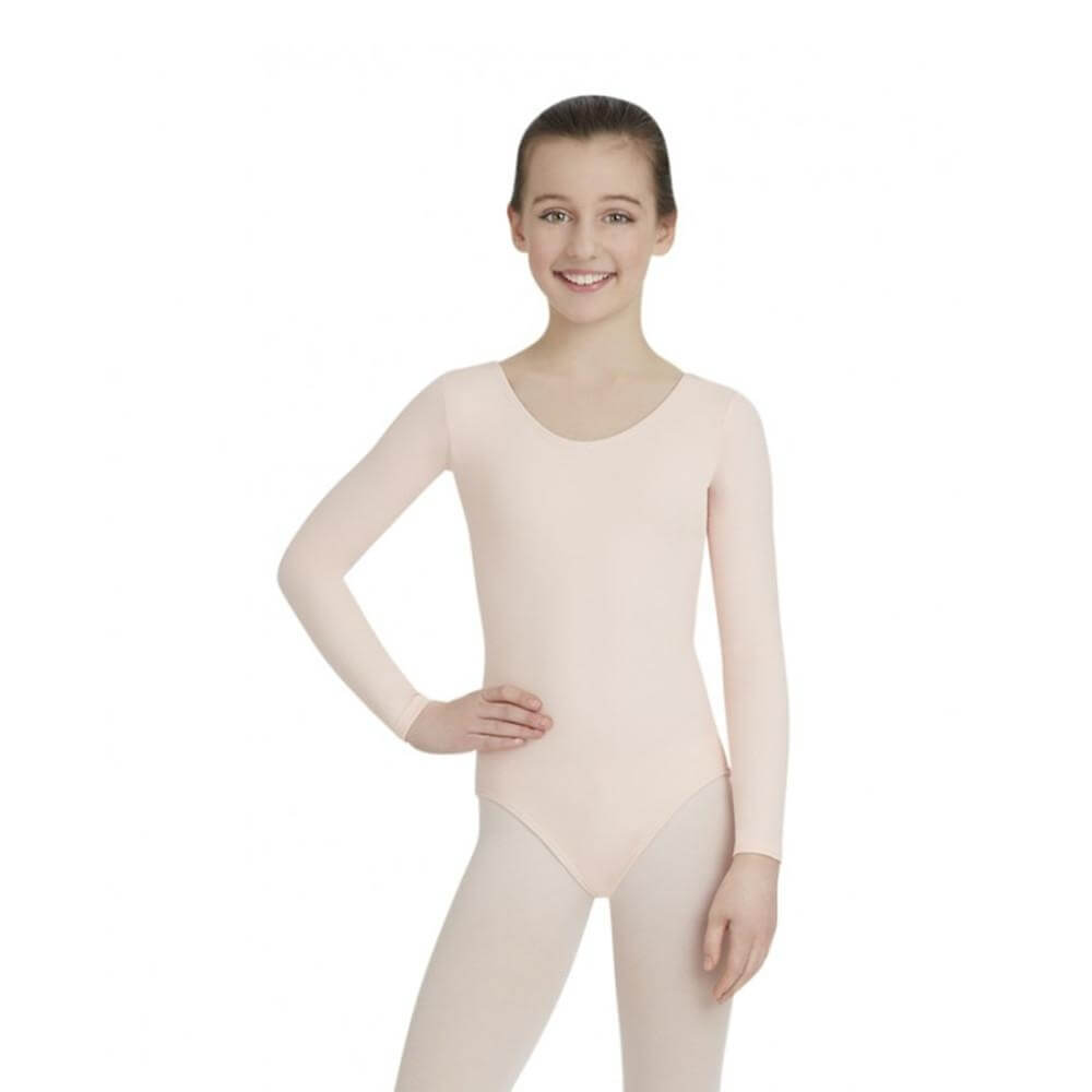 Capezio Child Long Sleeve Leotard - Click Image to Close