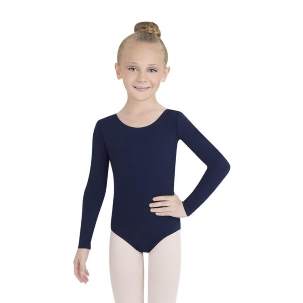 Capezio Child Long Sleeve Leotard - Click Image to Close