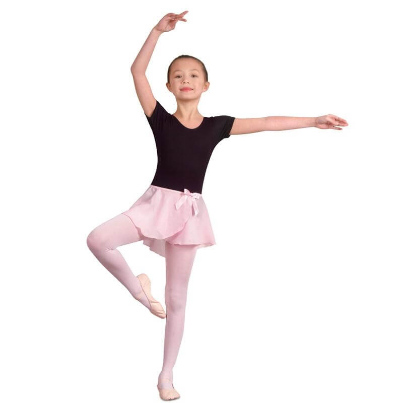 3 Color DANCEYOU Ballet/Dance sheer Chiffon Wrap Skirt Kids Ballet Skirt Ballet Dance Dance-wear for Toddler/Girls Pull-on Size XS to L 