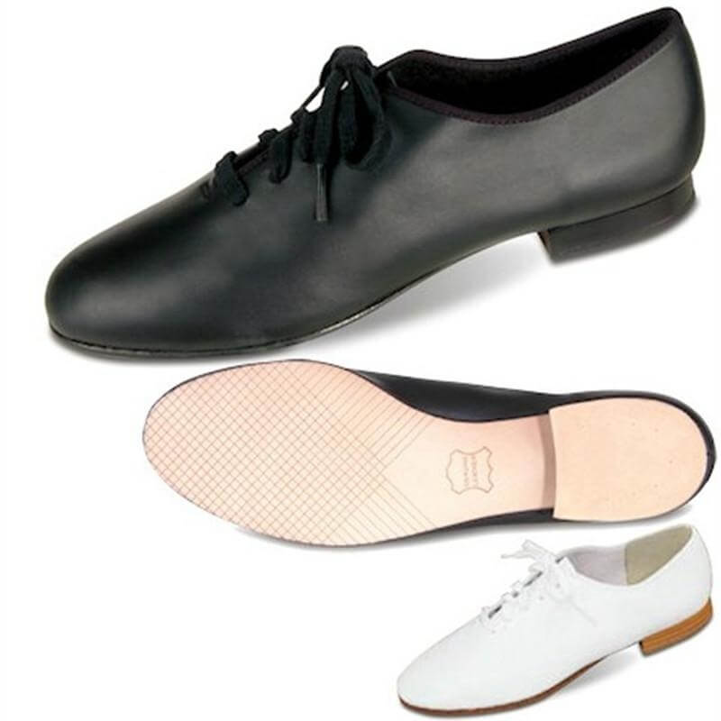 Danshuz Leather Classic Jazz Lace Up Tap Shoe