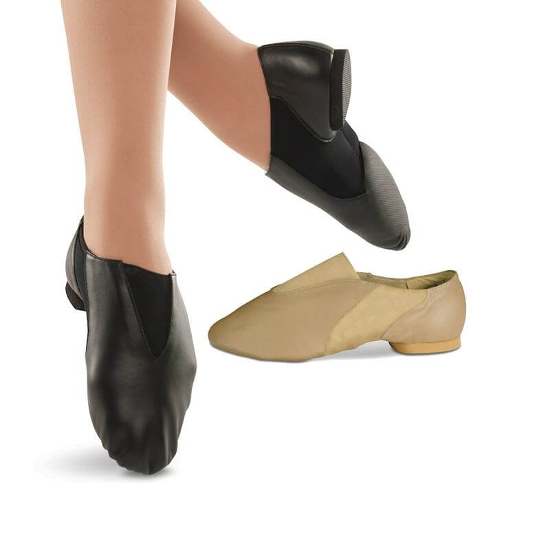 Danshuz Adult Leather Contour Jazz Shoe - Click Image to Close