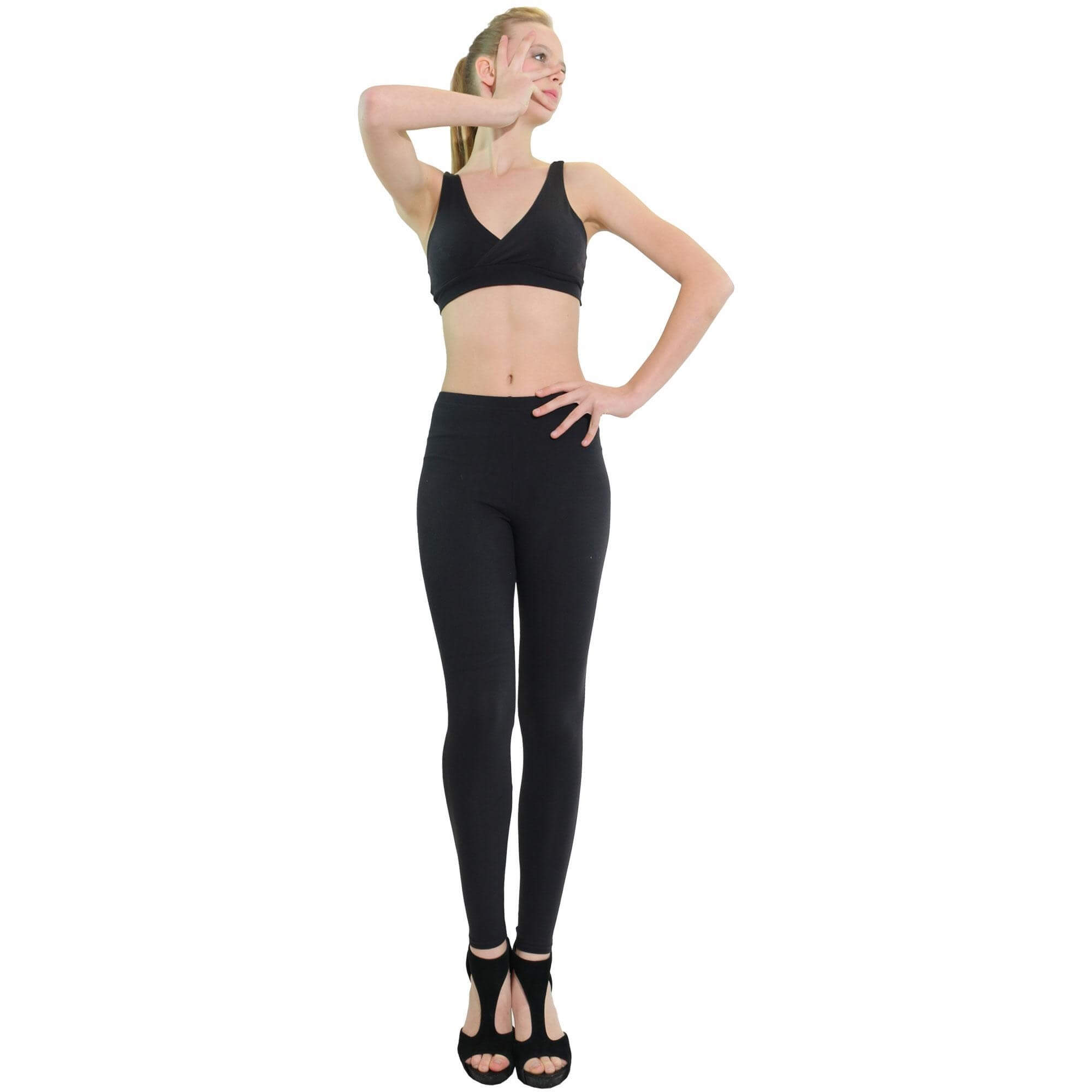 Danzcue Suede Supplex Classic Legging - Click Image to Close