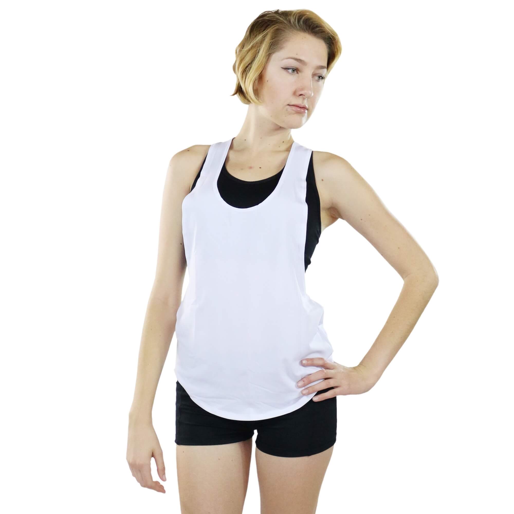 Fitcue Women's Active-Fit Basic Training Tank Top - Click Image to Close
