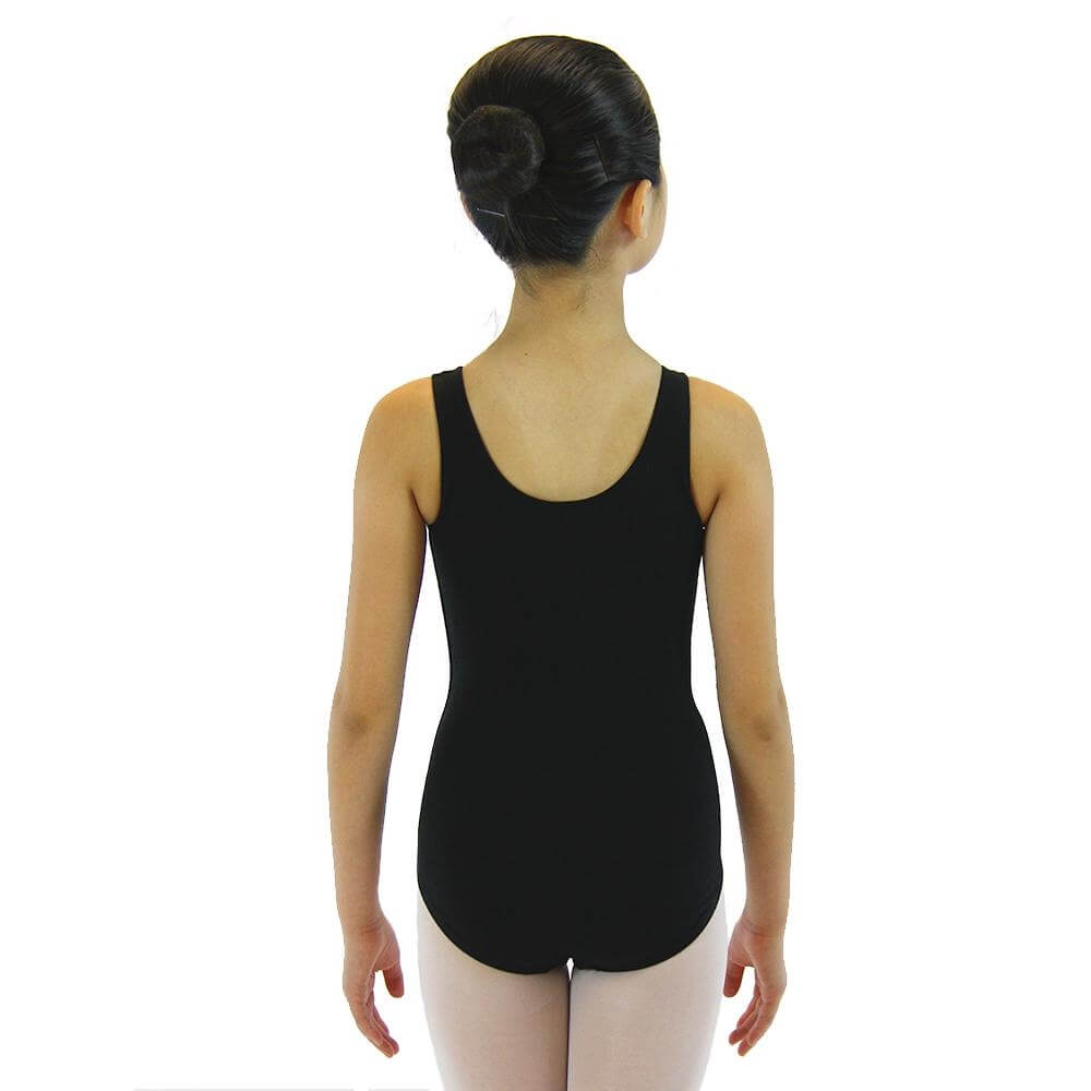 danzcue child nylon tank ballet cut leotard