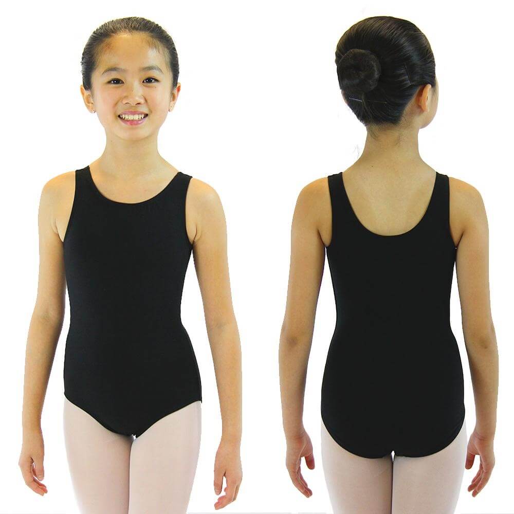 Danzcue Child Nylon Tank Ballet Cut Leotard - Click Image to Close