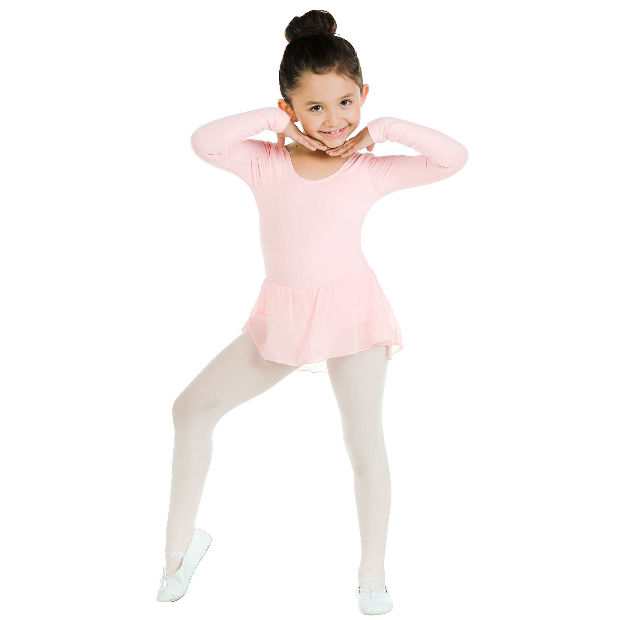 Danzcue Child Long Sleeve Dressed leotard - Click Image to Close