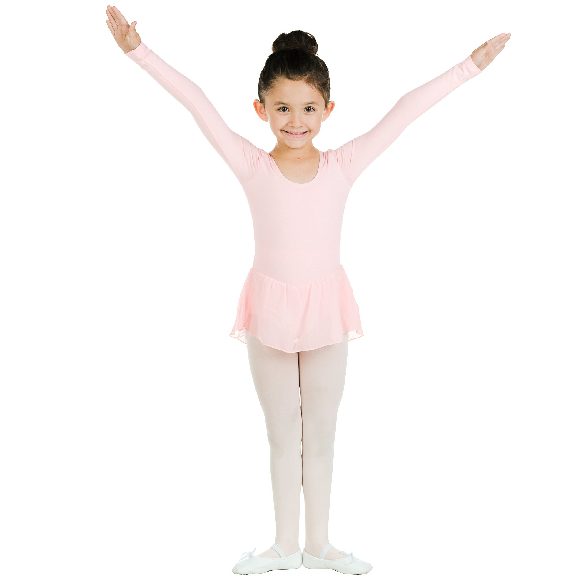 Danzcue Child Long Sleeve Dressed leotard - Click Image to Close