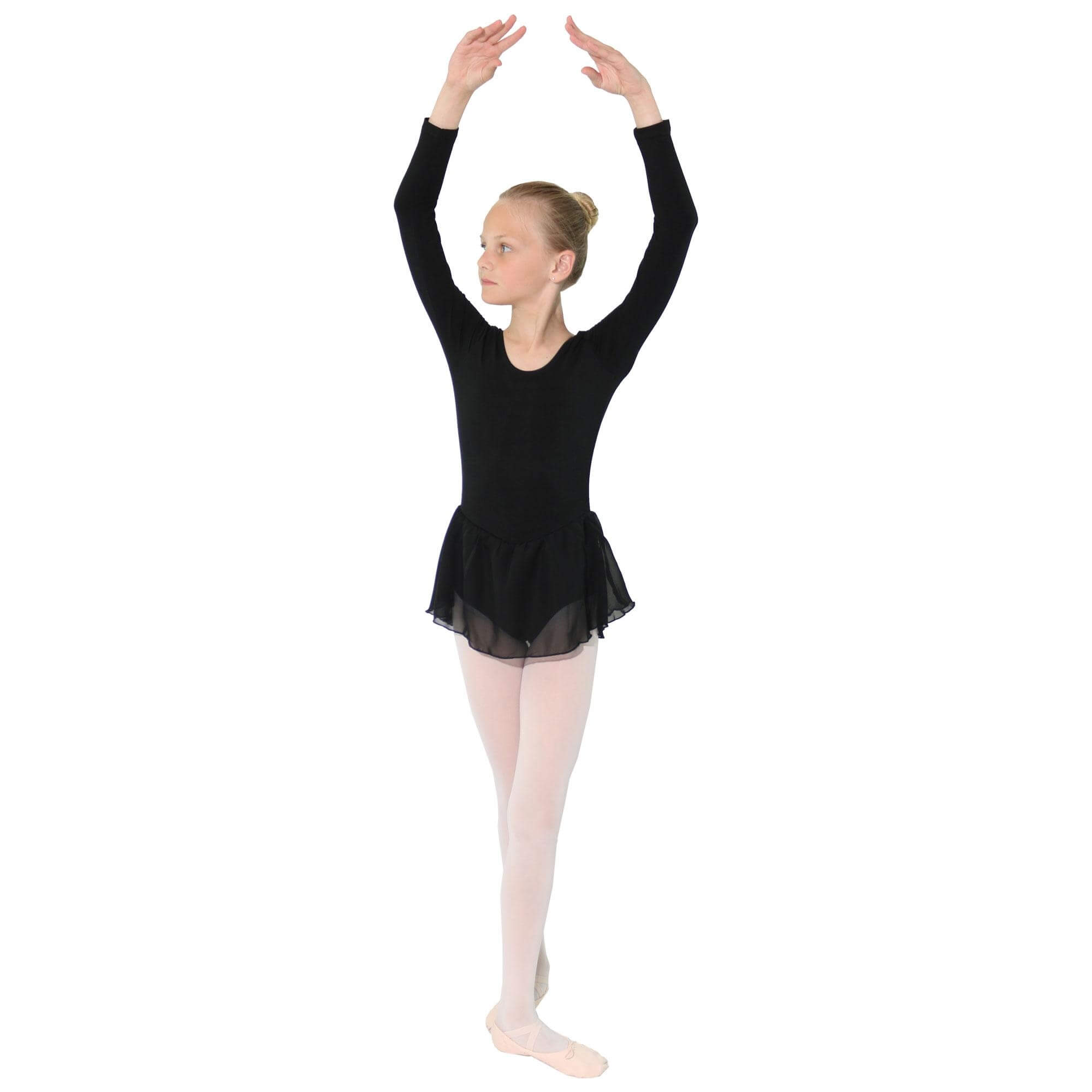 Danzcue Child Long Sleeve Dressed leotard - Click Image to Close