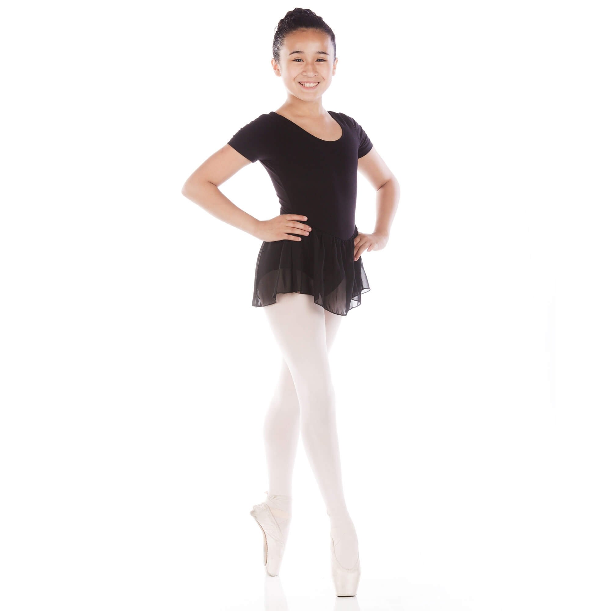 DANZCUE Tank Sleeve Skirted Leotard - Click Image to Close
