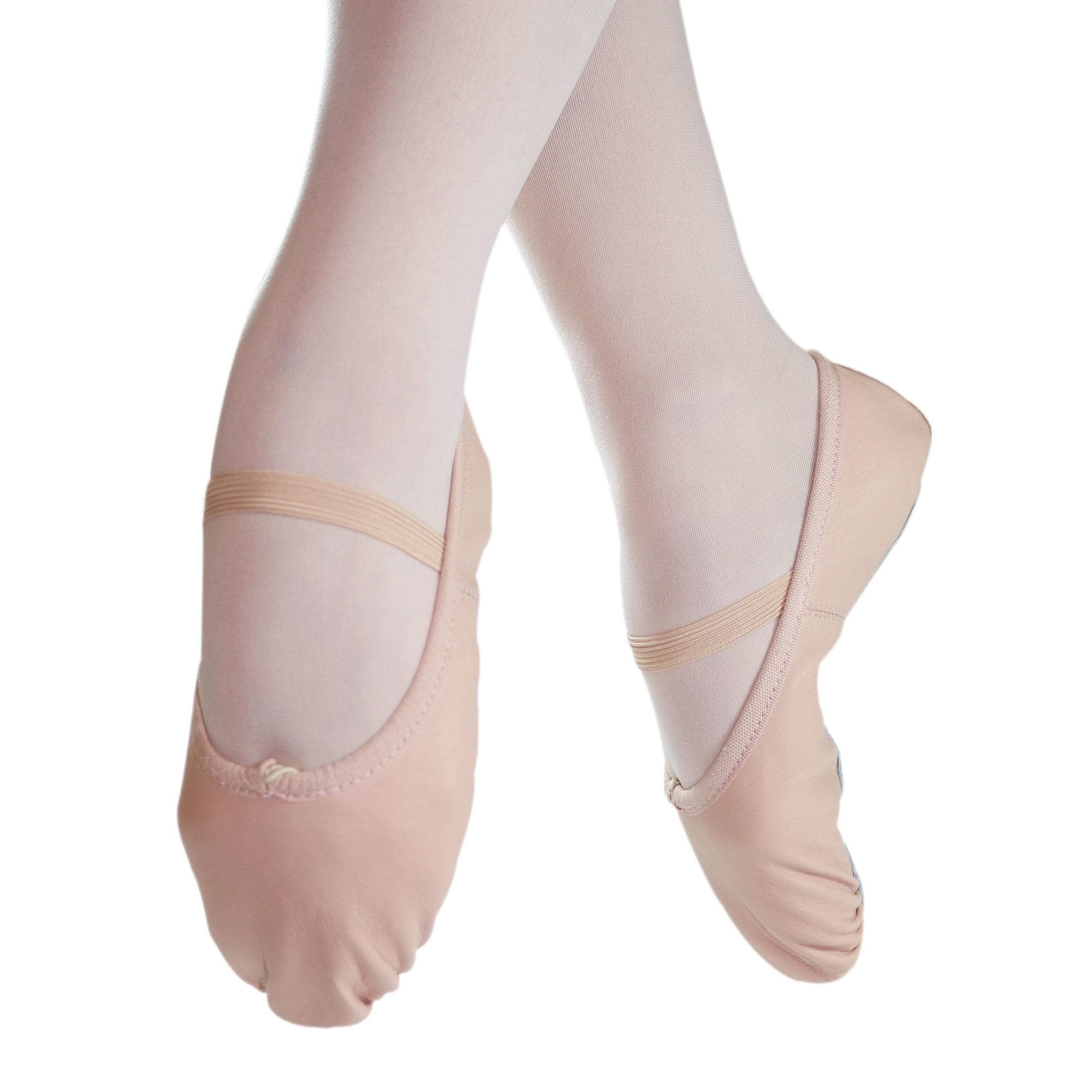 Danzcue Adult Full Sole Leather Ballet Slipper - Click Image to Close