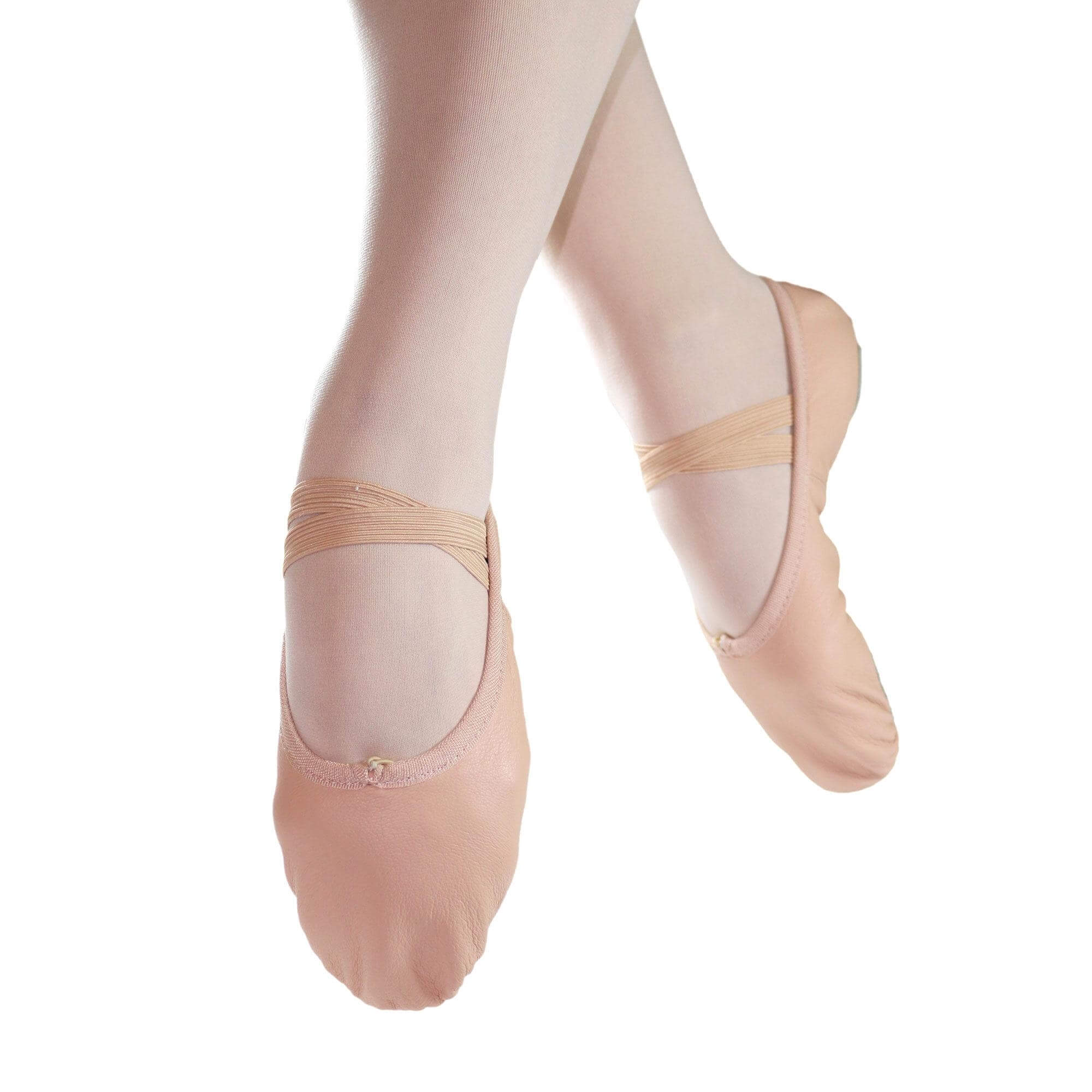 Danzcue Adult Split Sole Leather Ballet Slipper - Click Image to Close
