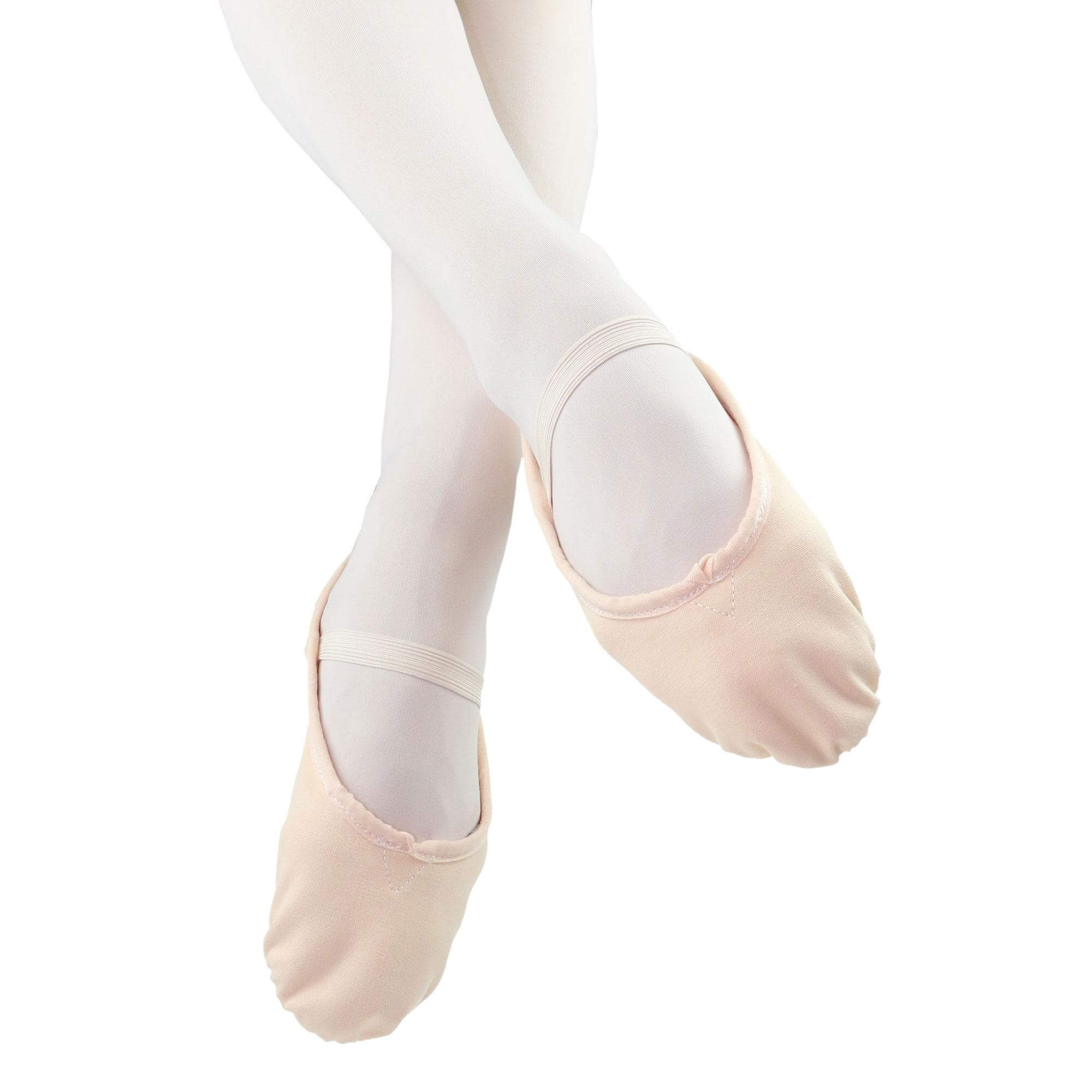 Danzcue Adult Full Sole Canvas Ballet Slipper - Click Image to Close