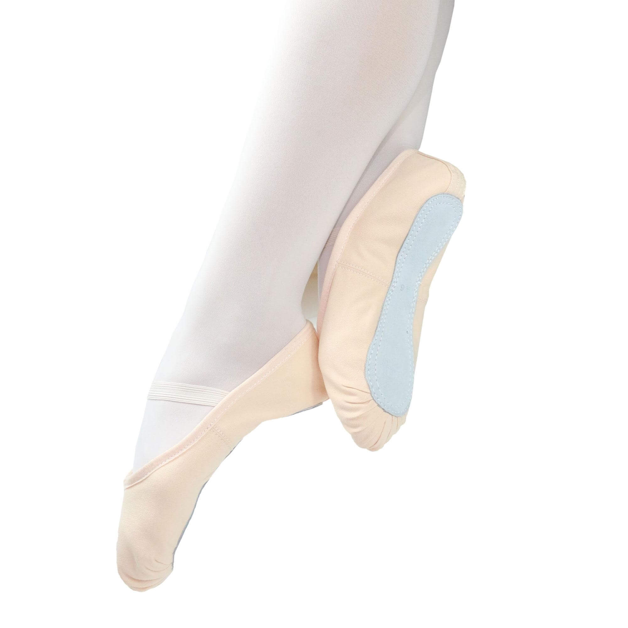 Danzcue Adult Full Sole Canvas Ballet Slipper - Click Image to Close