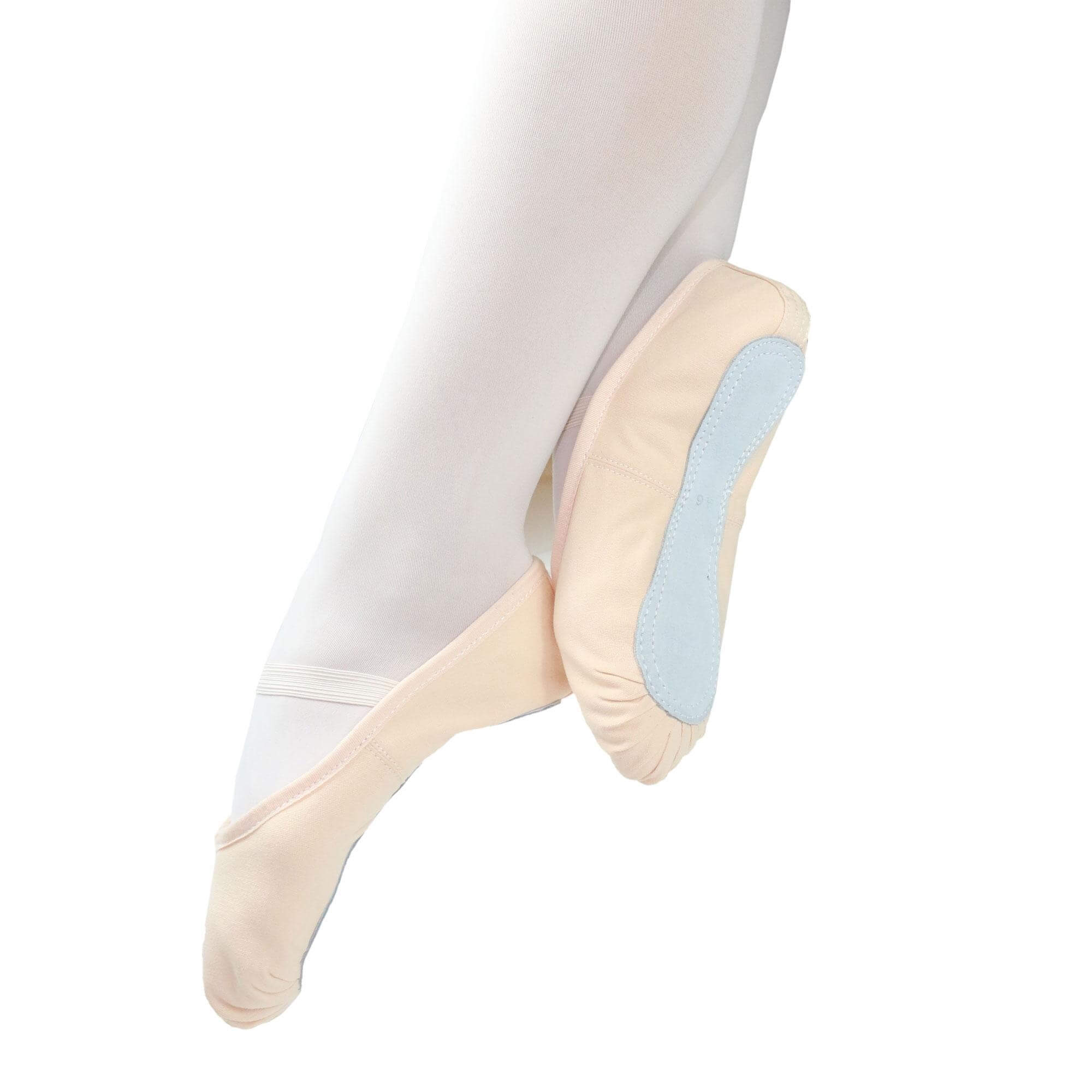 Danzcue Child Full Sole Canvas Ballet Slipper - Click Image to Close