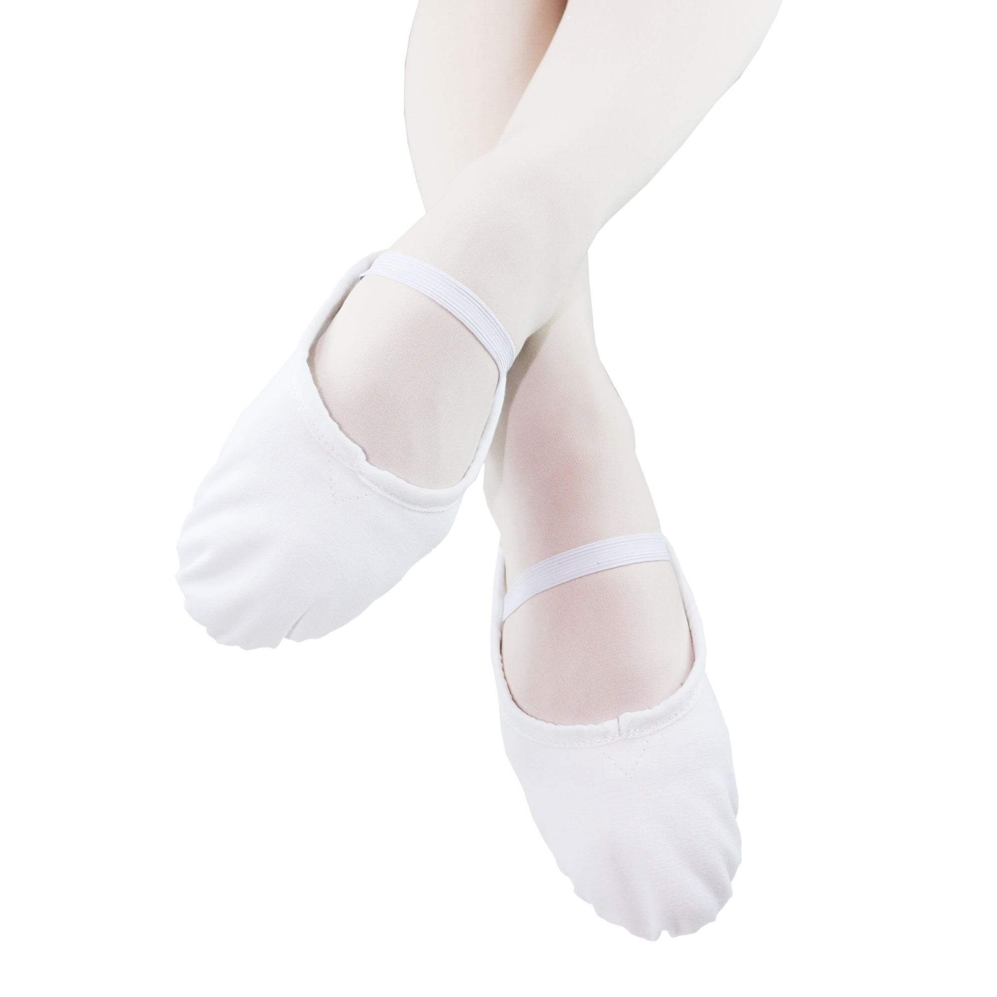 Danzcue Child Full Sole Canvas Ballet Slipper - Click Image to Close