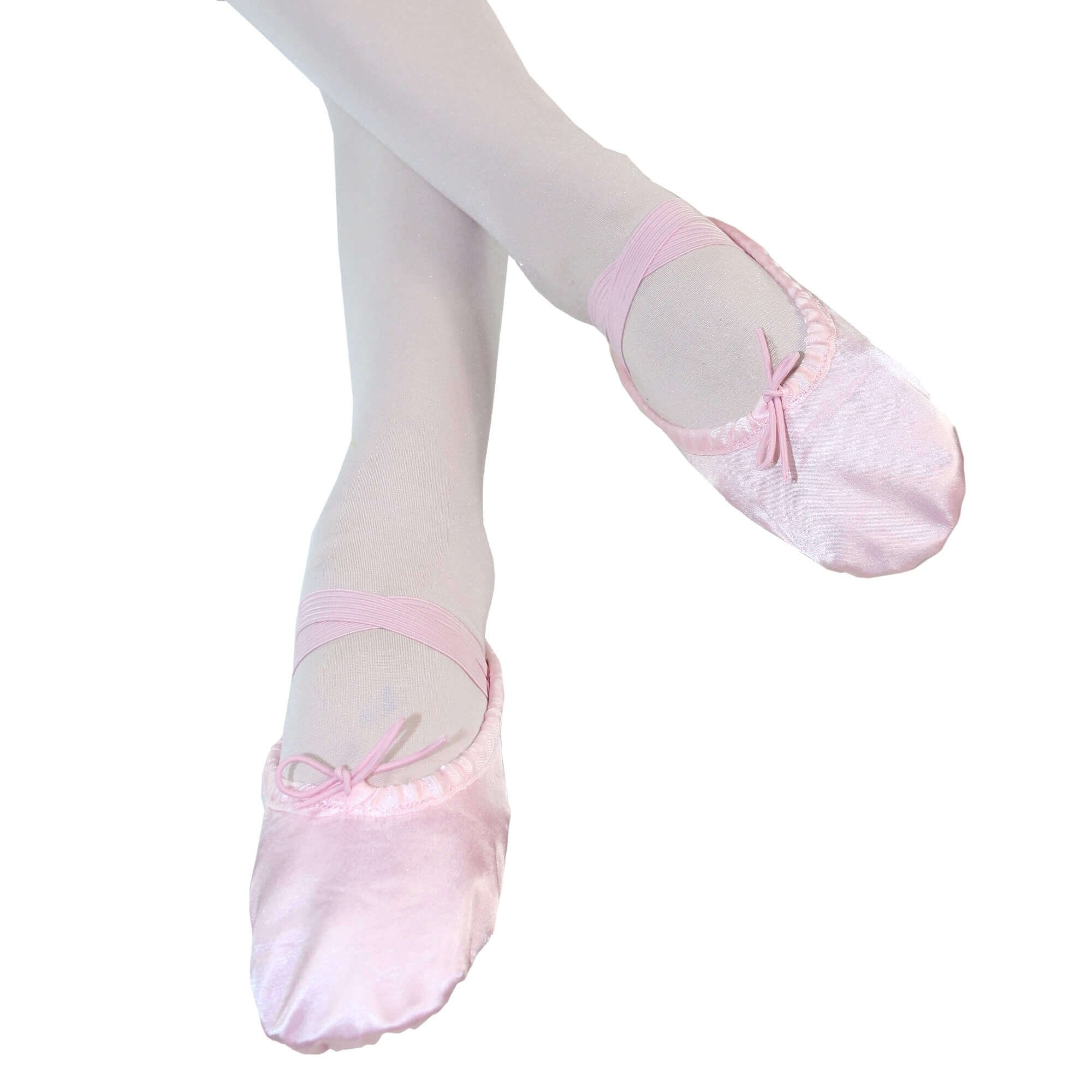 Danzcue Child Split Sole Satin Ballet Slipper - Click Image to Close