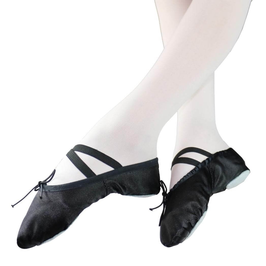 Danzcue Child Split Sole Satin Ballet Slipper - Click Image to Close