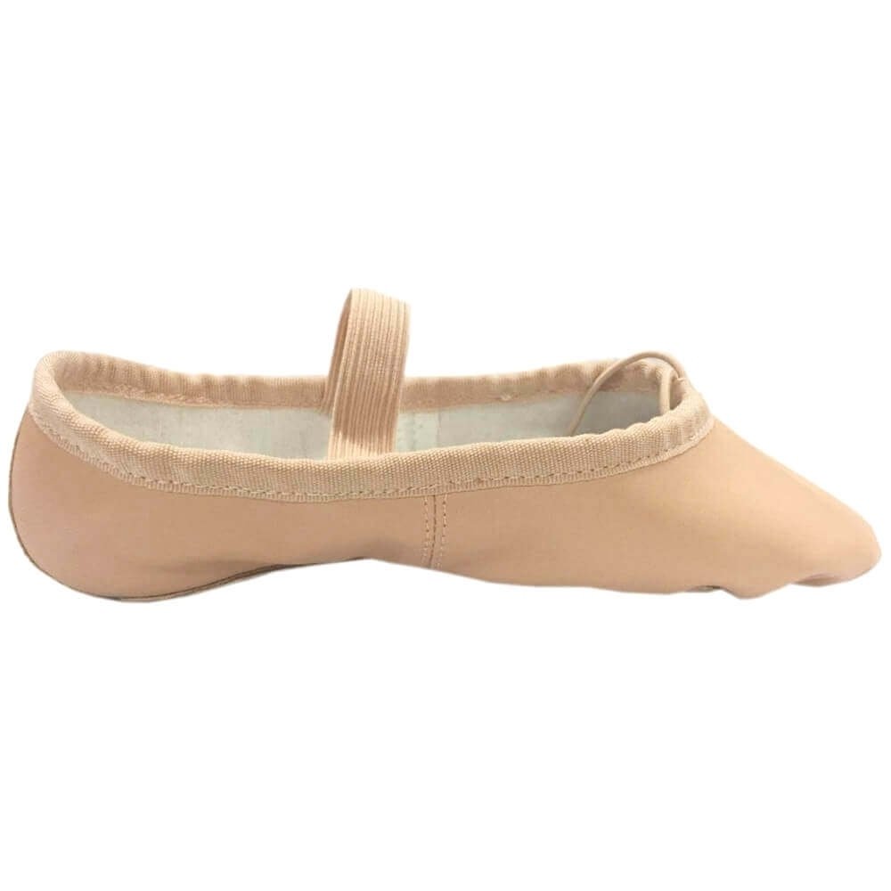 danzcue child full sole leather ballet dance slipper