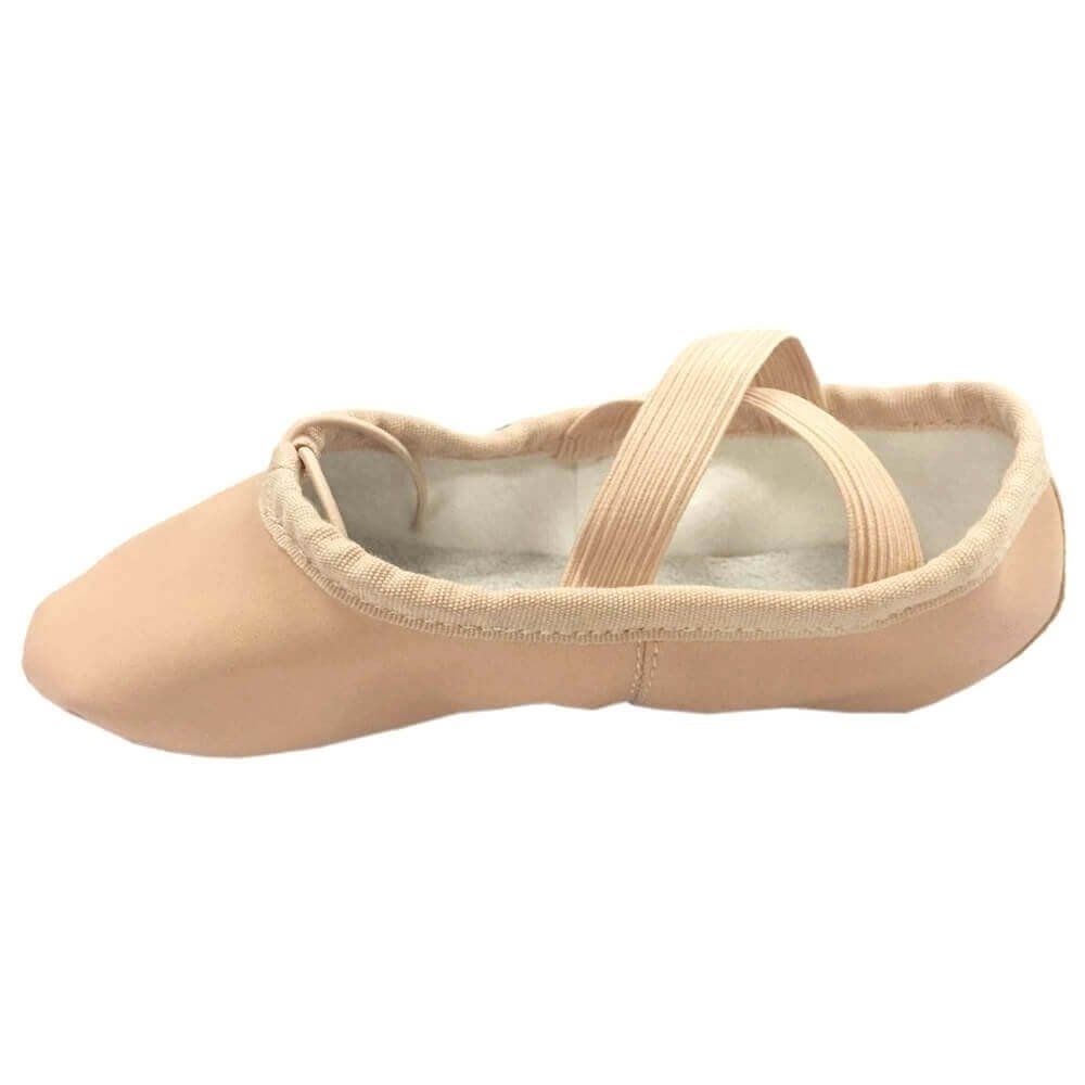 Danzcue Adult Split Sole Leather Ballet Dance Slipper - Click Image to Close