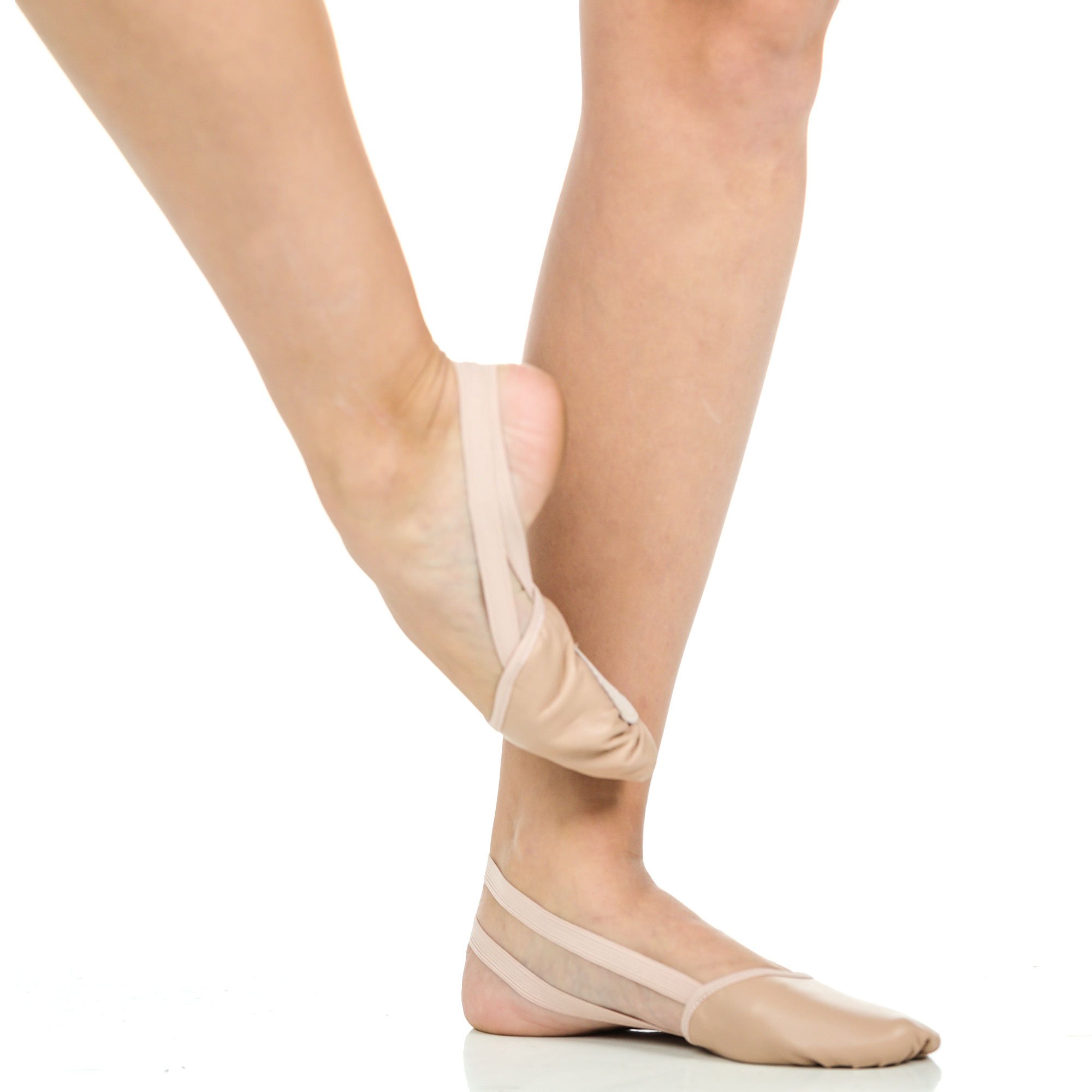 Danzcue Adult Half Sole Leather Ballet Dance Shoes - Click Image to Close