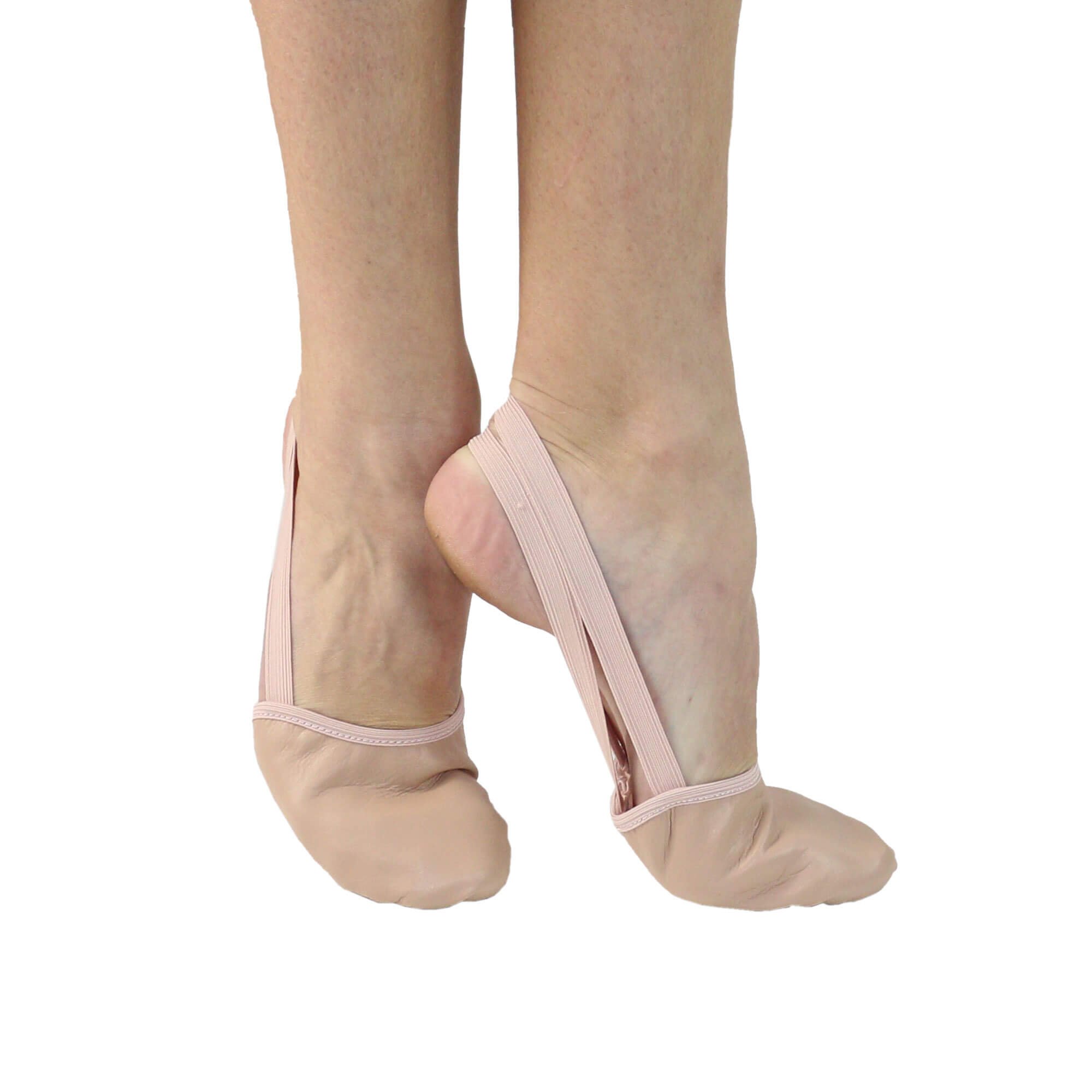 Danzcue Adult Half Sole Leather Ballet Dance Shoes - Click Image to Close