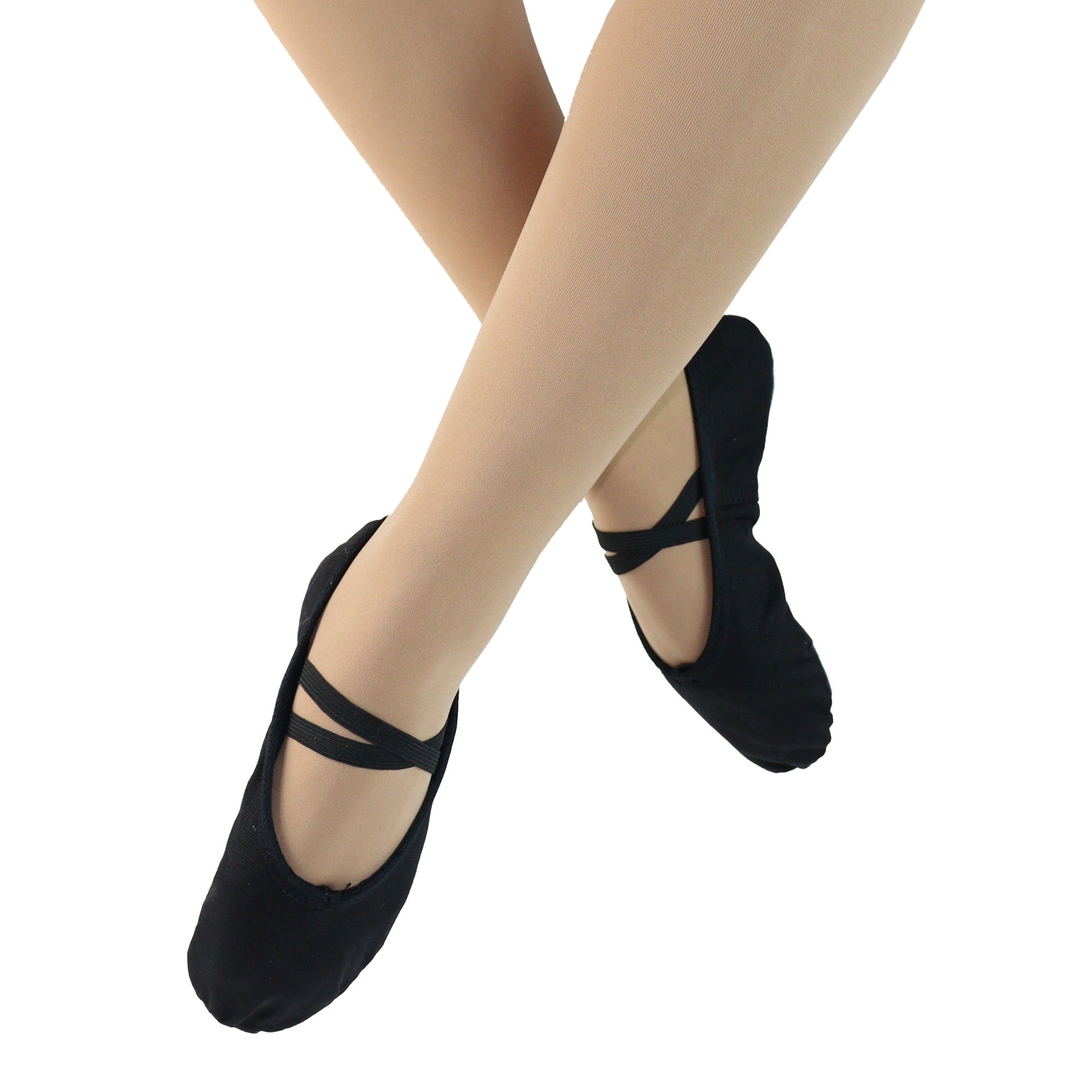 Danzcue Ballet Slipper Women's Canvas Split Sole Ballet Shoes