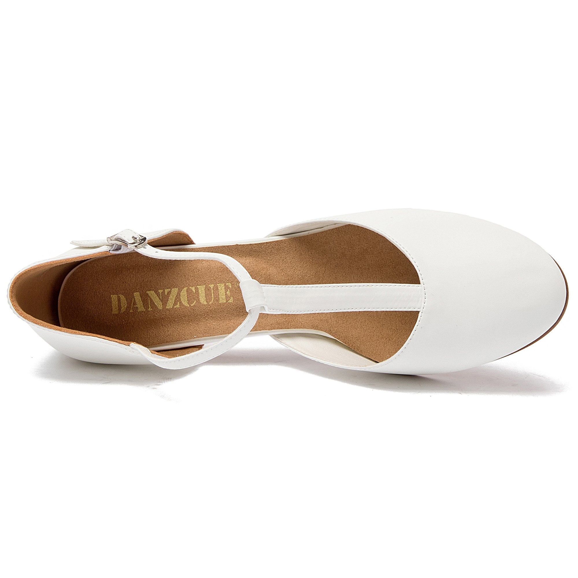 Danzcue T-Strap Character Dance Shoes - Click Image to Close