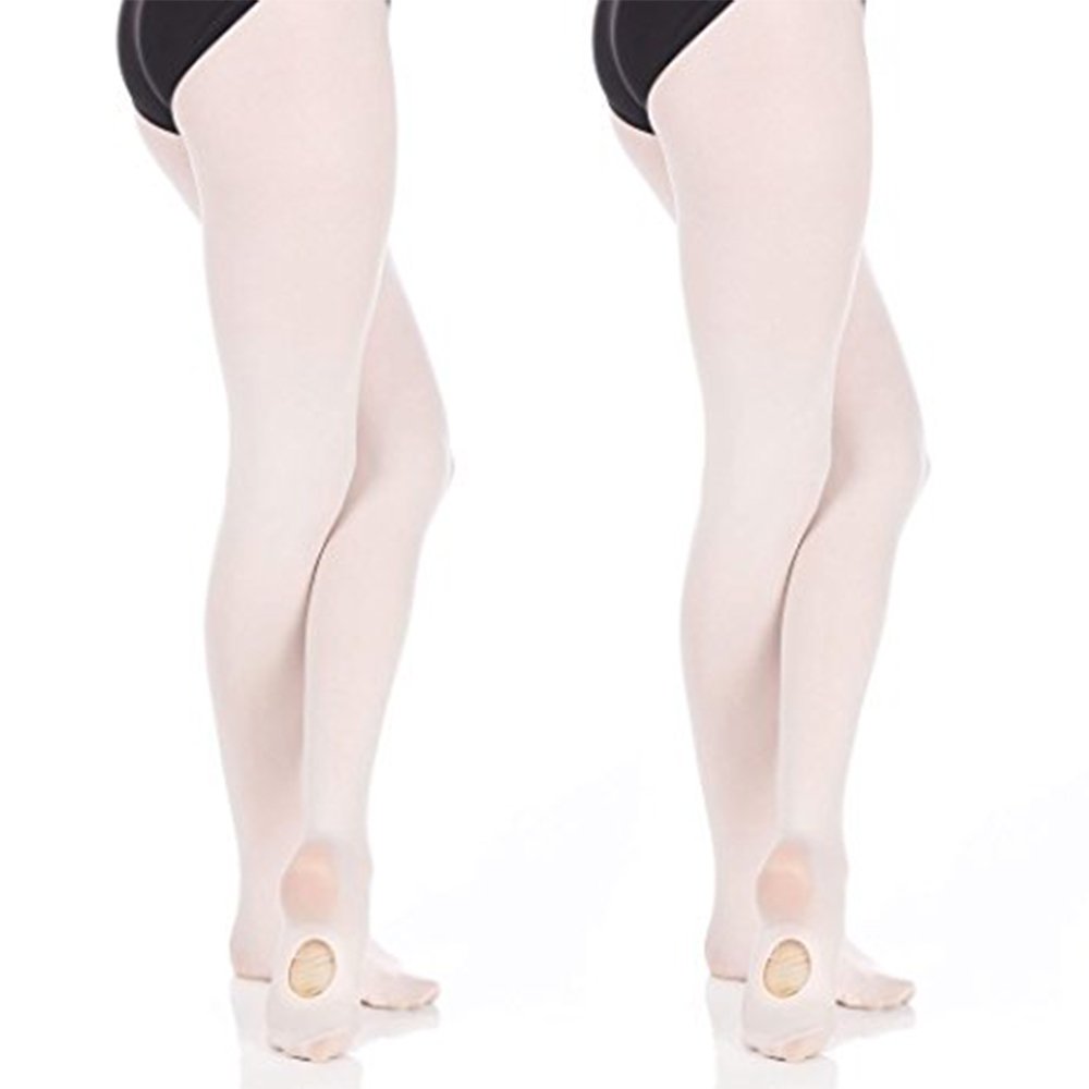 Danzcue 2 Pairs Women's Ultrasoft Stretch Convertible Tights - Click Image to Close