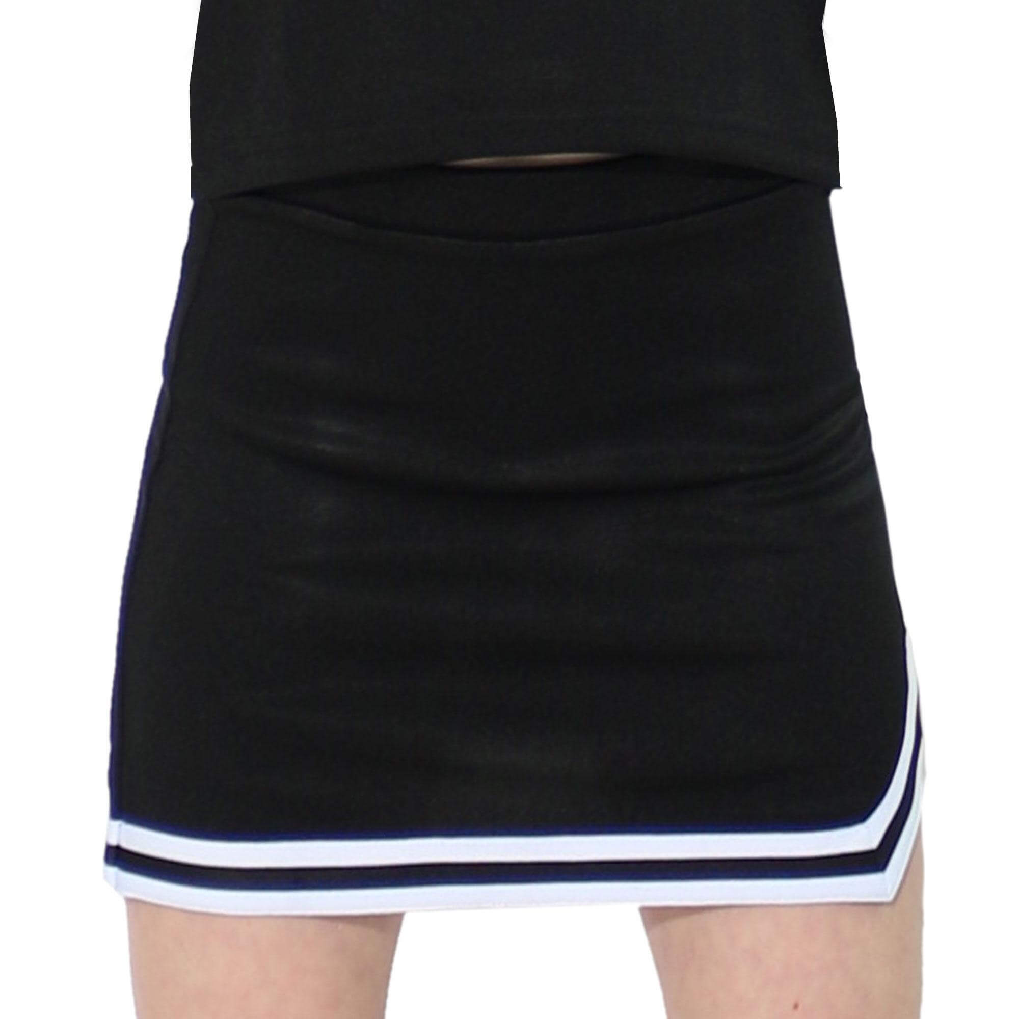 Danzcue Child Double V A-Line Cheer Skirt - Click Image to Close