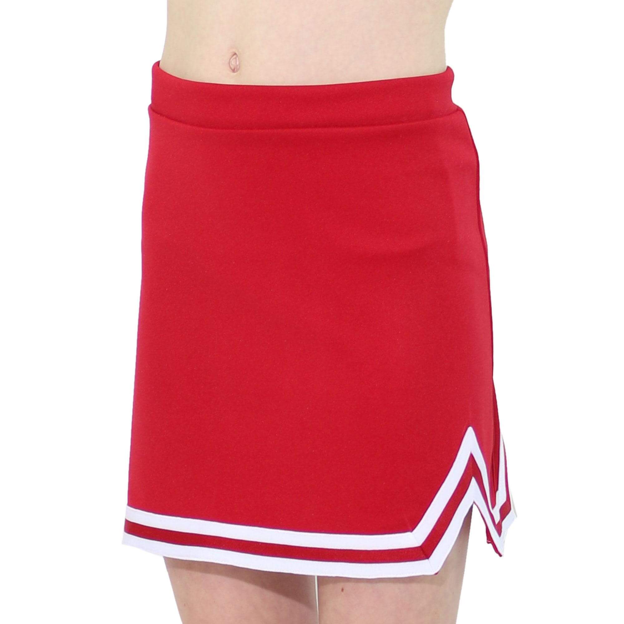 Danzcue Child Double V A-Line Cheer Skirt - Click Image to Close