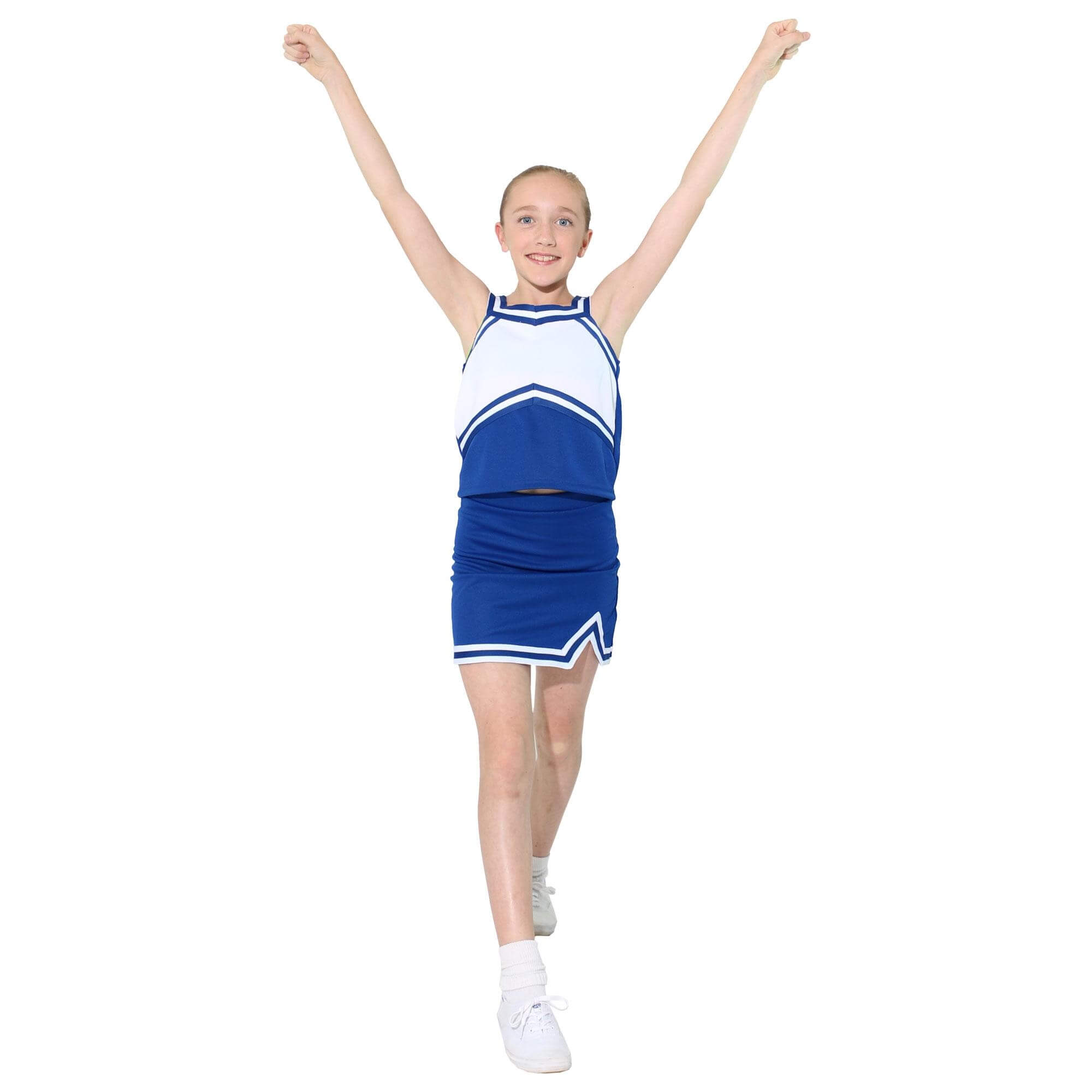 Danzcue Child Double V A-Line Cheer Skirt - Click Image to Close