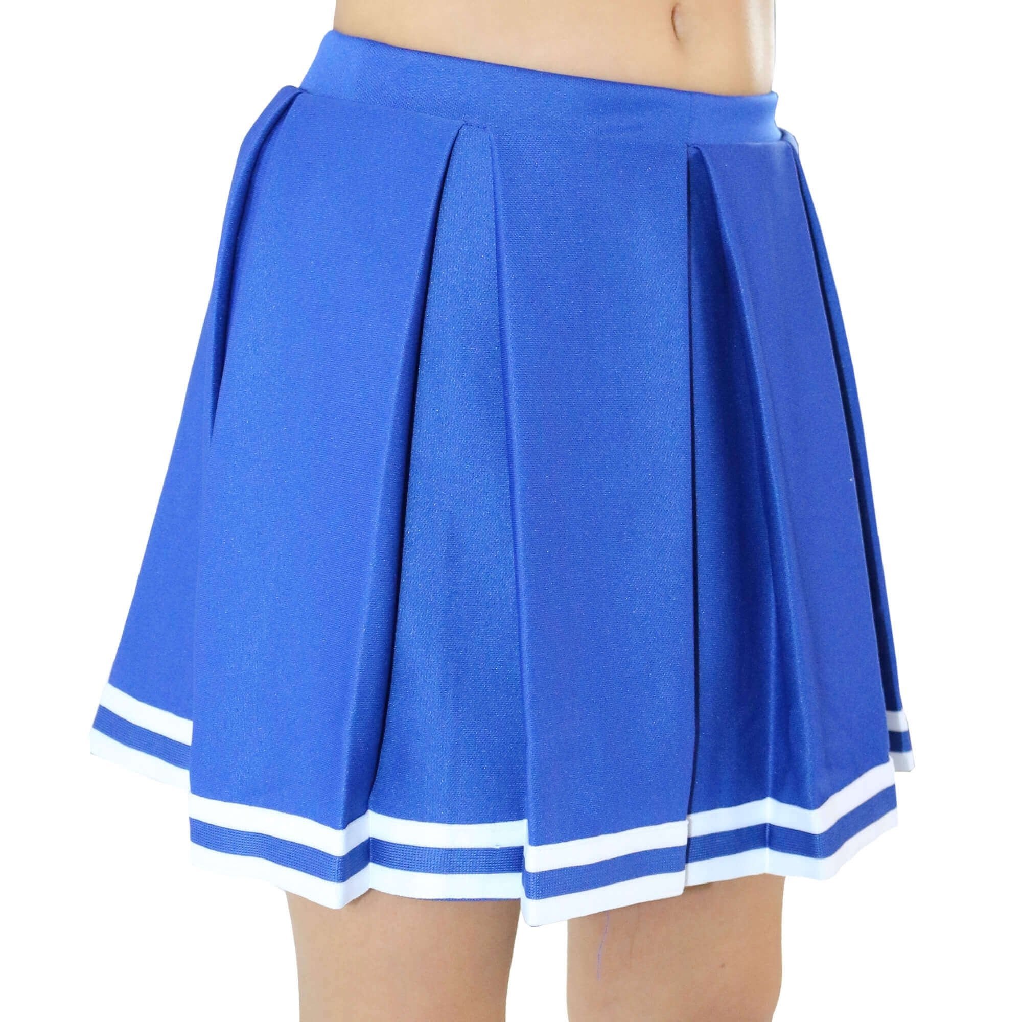 Danzcue Adult Knit Pleat Cheerleading Skirt - Click Image to Close