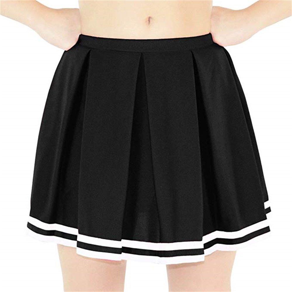 Danzcue Adult Knit Pleat Cheerleading Skirt - Click Image to Close