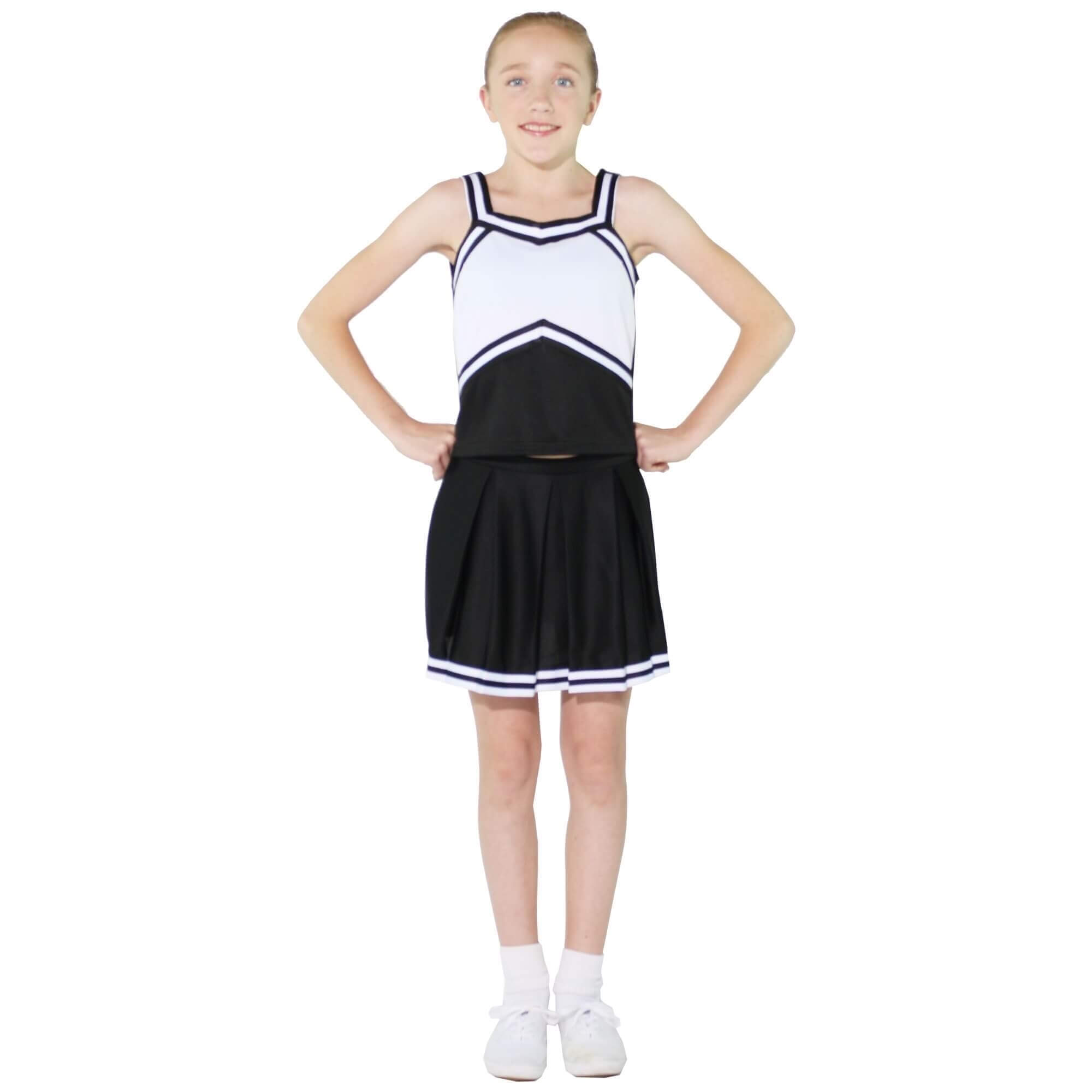 Danzcue Child Knit Pleat Cheerleading Skirt - Click Image to Close