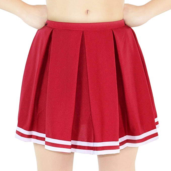 Danzcue Child Knit Pleat Cheerleading Skirt - Click Image to Close