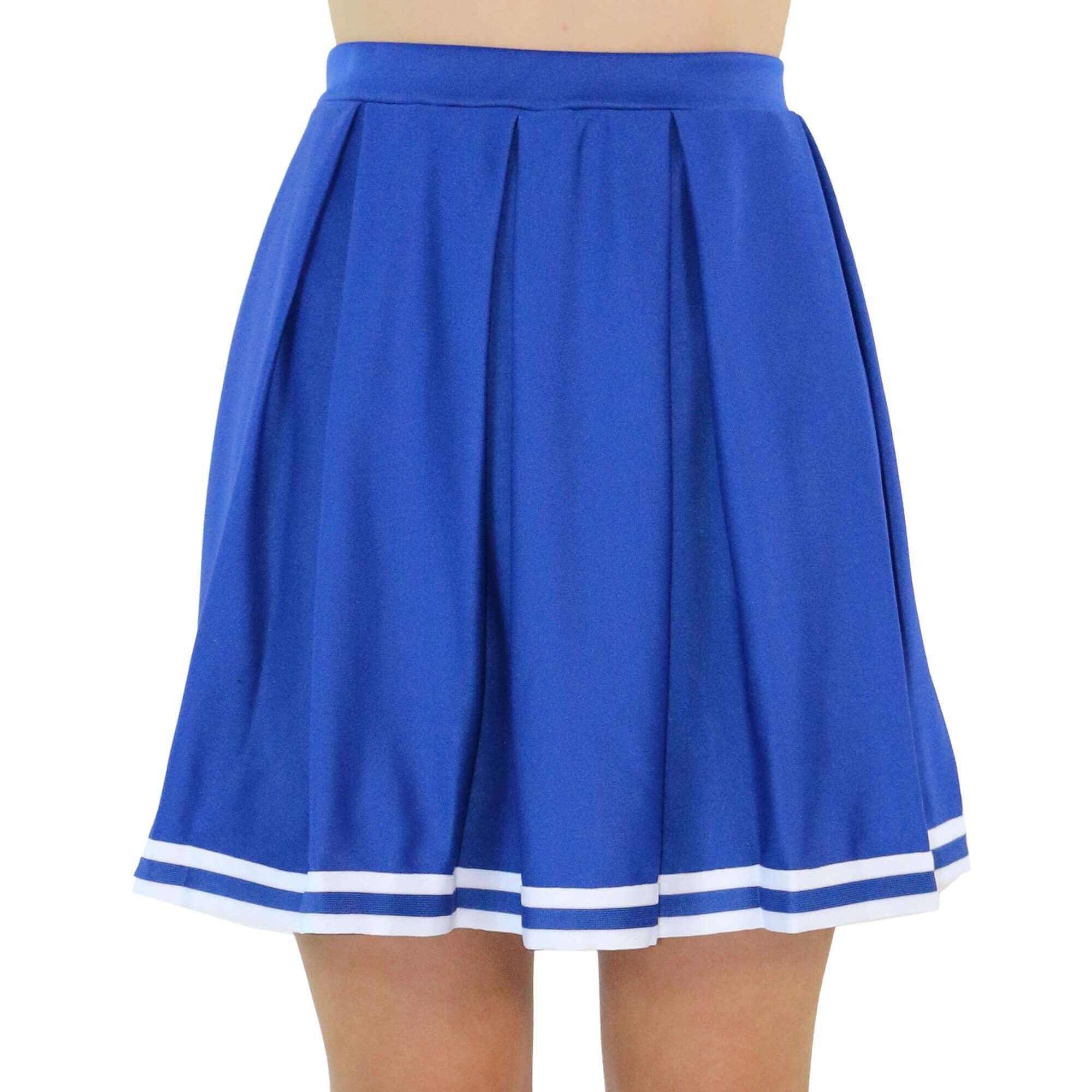 Danzcue Child Knit Pleat Cheerleading Skirt - Click Image to Close