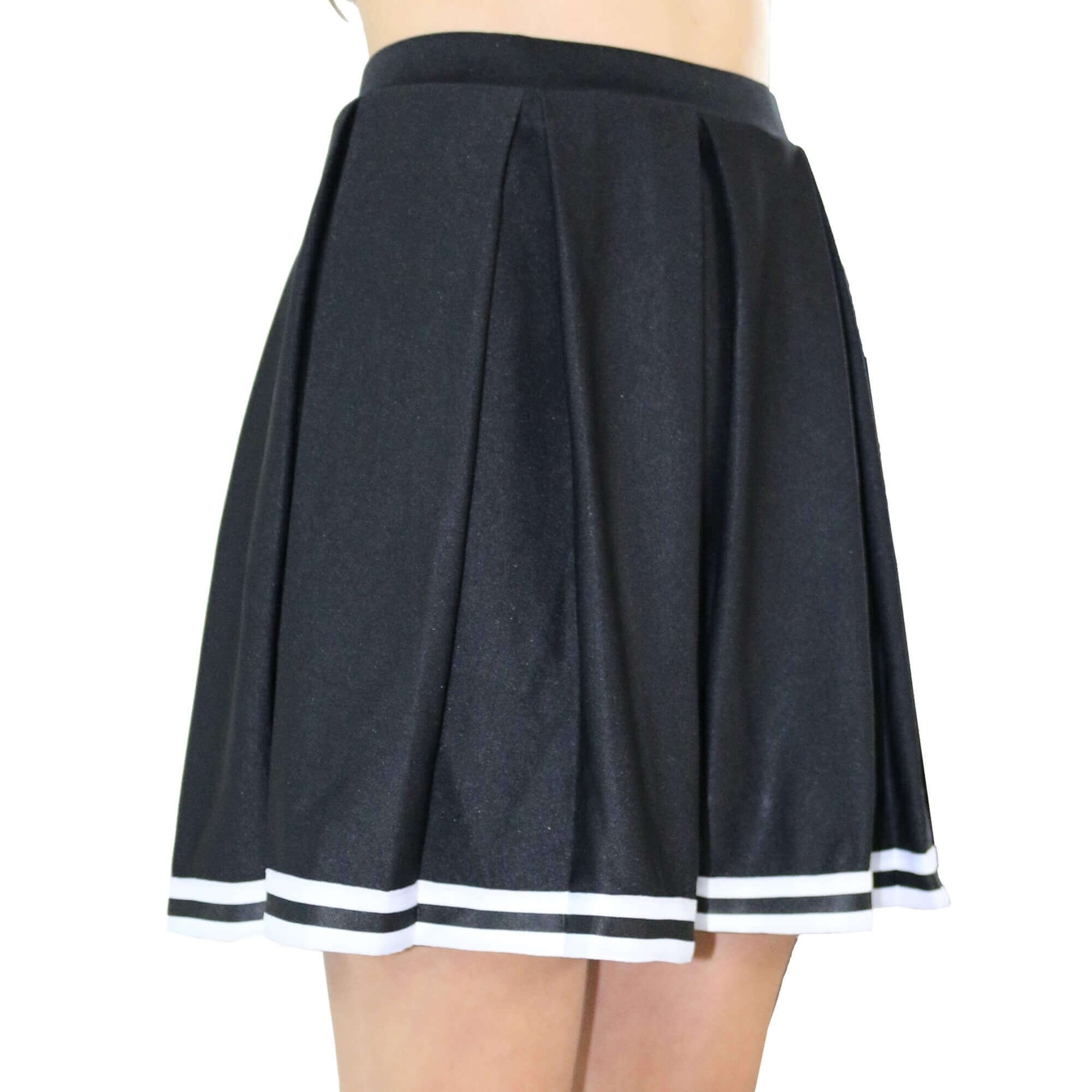 Danzcue Child Knit Pleat Cheerleading Skirt - Click Image to Close